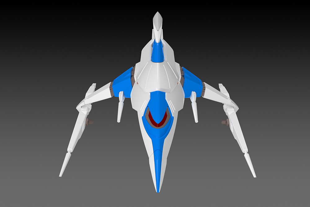 SILVER HAWK 3F-1B SPACE FIGHTER 2P COLOR (re-run)