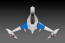 SILVER HAWK 3F-1B SPACE FIGHTER 2P COLOR (re-run)