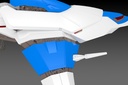 SILVER HAWK 3F-1B SPACE FIGHTER 2P COLOR (re-run)