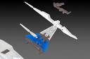 SILVER HAWK 3F-1B SPACE FIGHTER 2P COLOR (re-run)