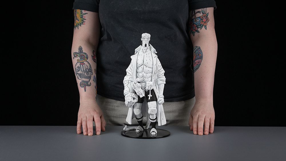 Hellboy 30th Anniversary Vinyl Figure (Black & White Variant)