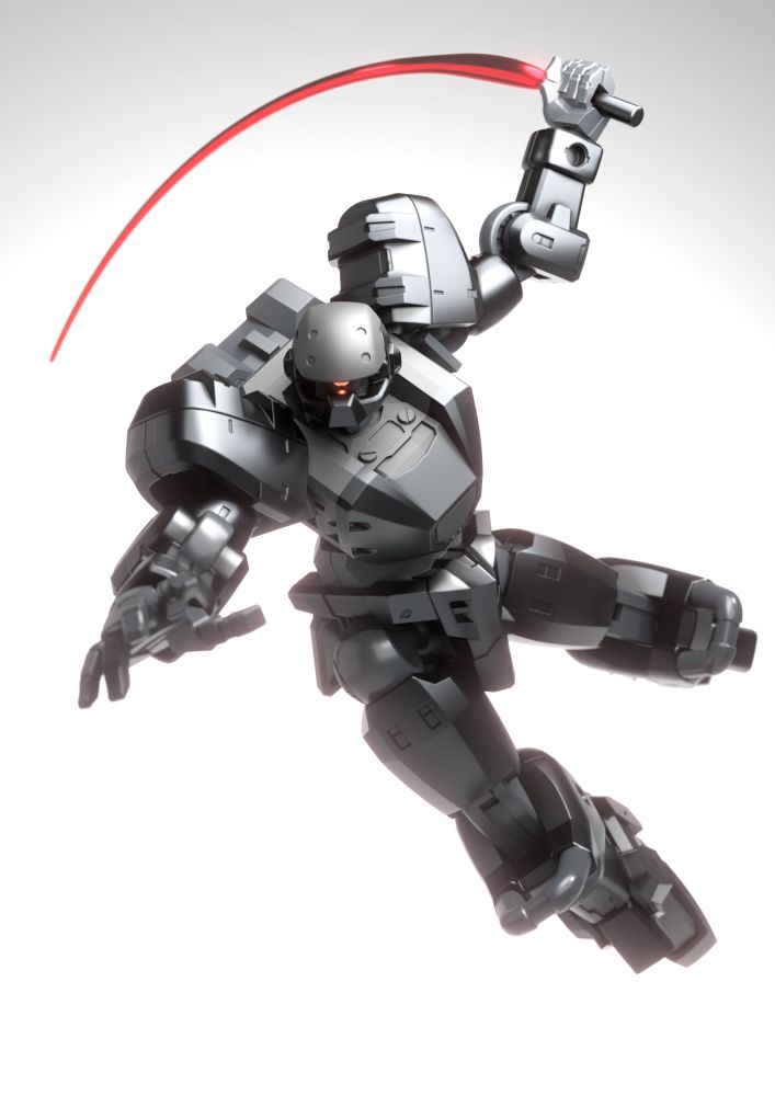 SHEIK MAINLAND ULTRA ACTION TROOPER SERIES STAG 1/144 SCALE PLASTIC MODEL KIT (BLACK)