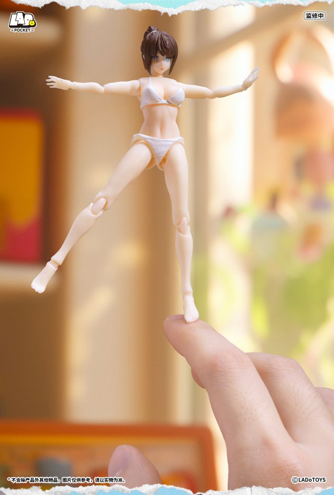 LADo TOYS POCKET GIRL PG-01 SWIMSUIT GIRL ACTION FIGURE