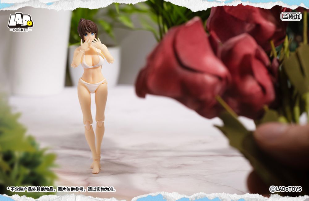 LADo TOYS POCKET GIRL PG-01 SWIMSUIT GIRL ACTION FIGURE