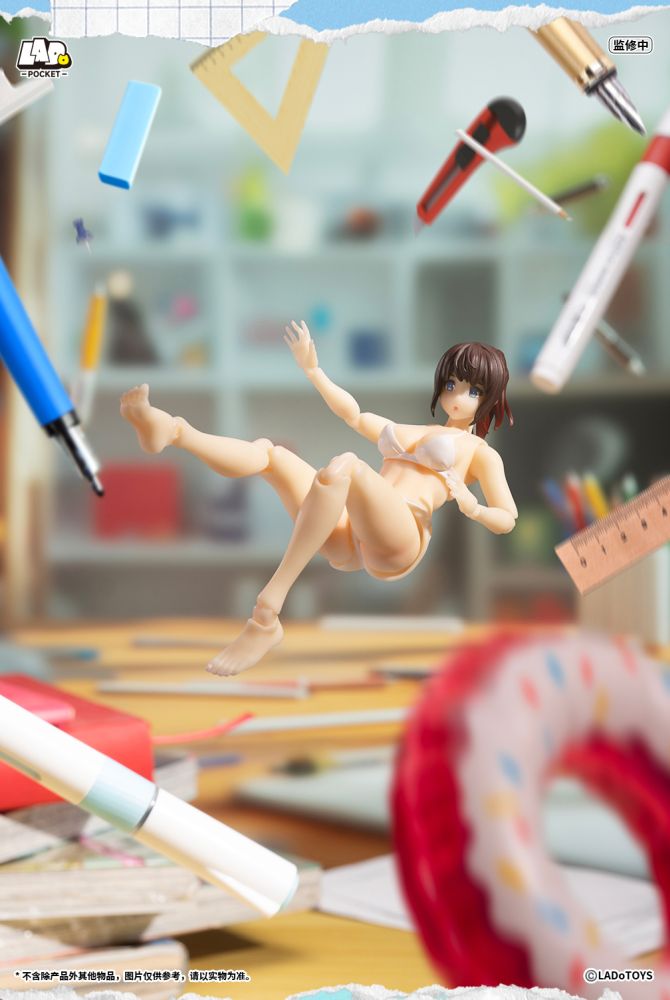 LADo TOYS POCKET GIRL PG-01 SWIMSUIT GIRL ACTION FIGURE