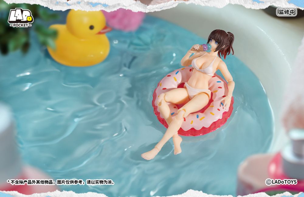 LADo TOYS POCKET GIRL PG-01 SWIMSUIT GIRL ACTION FIGURE