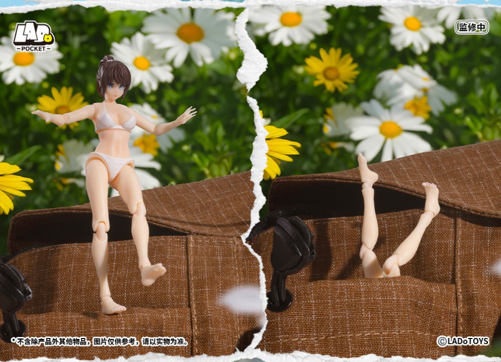 LADo TOYS POCKET GIRL PG-01 SWIMSUIT GIRL ACTION FIGURE
