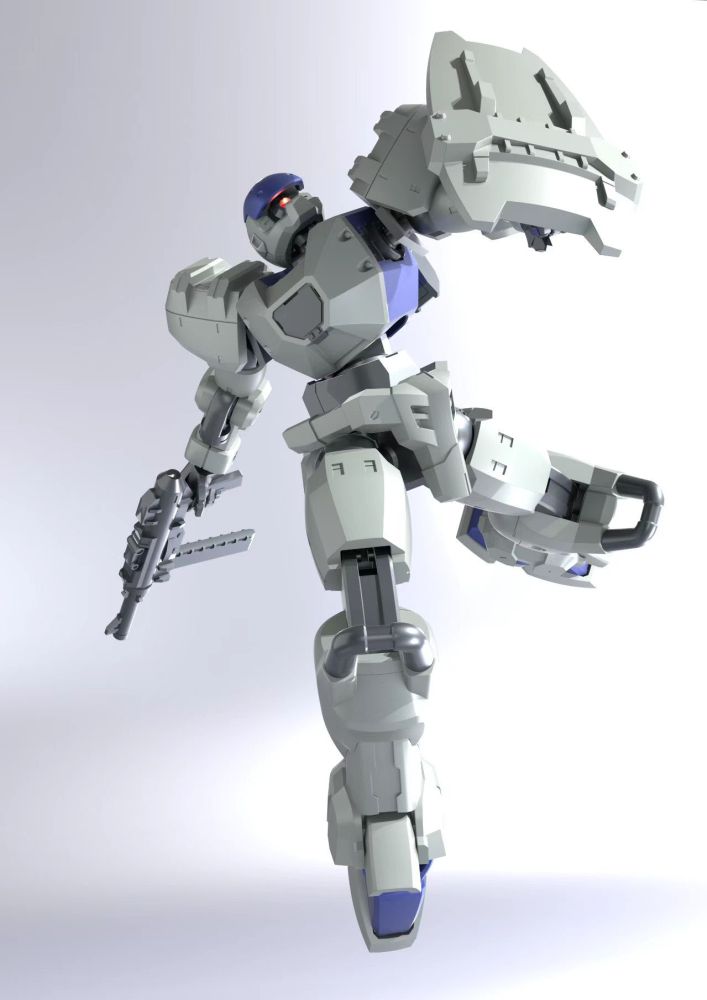 SHEIK MAINLAND ULTRA ACTION TROOPER SERIES STAG 1/144 SCALE PLASTIC MODEL KIT (WHITE)