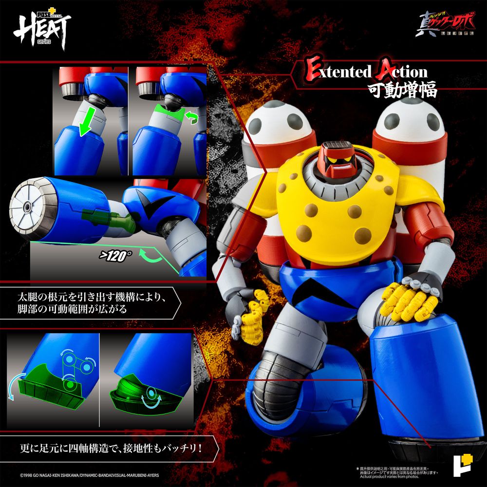 POSE+ Metal Heat Series "Getter Robo Armageddon" Getter Poseidon (Getter Robo Armageddon Ver.)