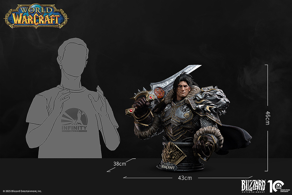 Infinity Studio X Blizzard Varian Wrynn 1/3 Bust Model