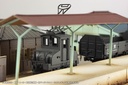 1/80 Scale Paper kit Choshi Electric Railway DEKI3 Electric Locomotive(Black)