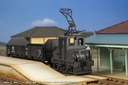 1/80 Scale Paper kit Choshi Electric Railway DEKI3 Electric Locomotive(Black)