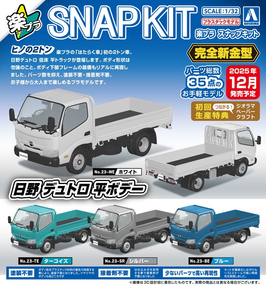 RakuPla Snap Kit 23-TE Dutro (Turquoise)