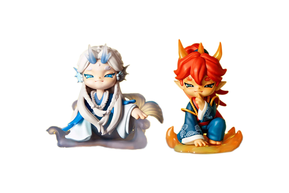 Searching for Mountains and Seas,Stars (Set of 6 figures)