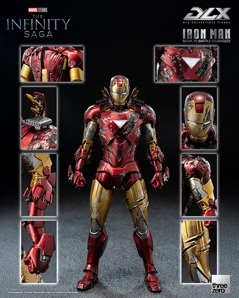 Marvel Studios: The Infinity Saga DLX Iron Man Mark 6 (Battle Damaged)