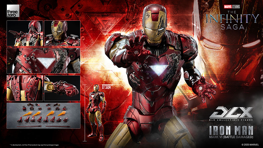 Marvel Studios: The Infinity Saga DLX Iron Man Mark 6 (Battle Damaged)
