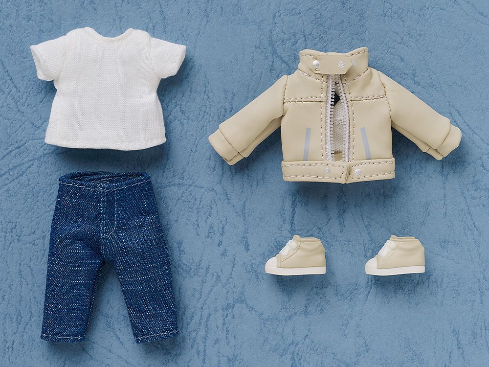 Nendoroid Doll Outfit Set: Leather Jacket (Ivory)