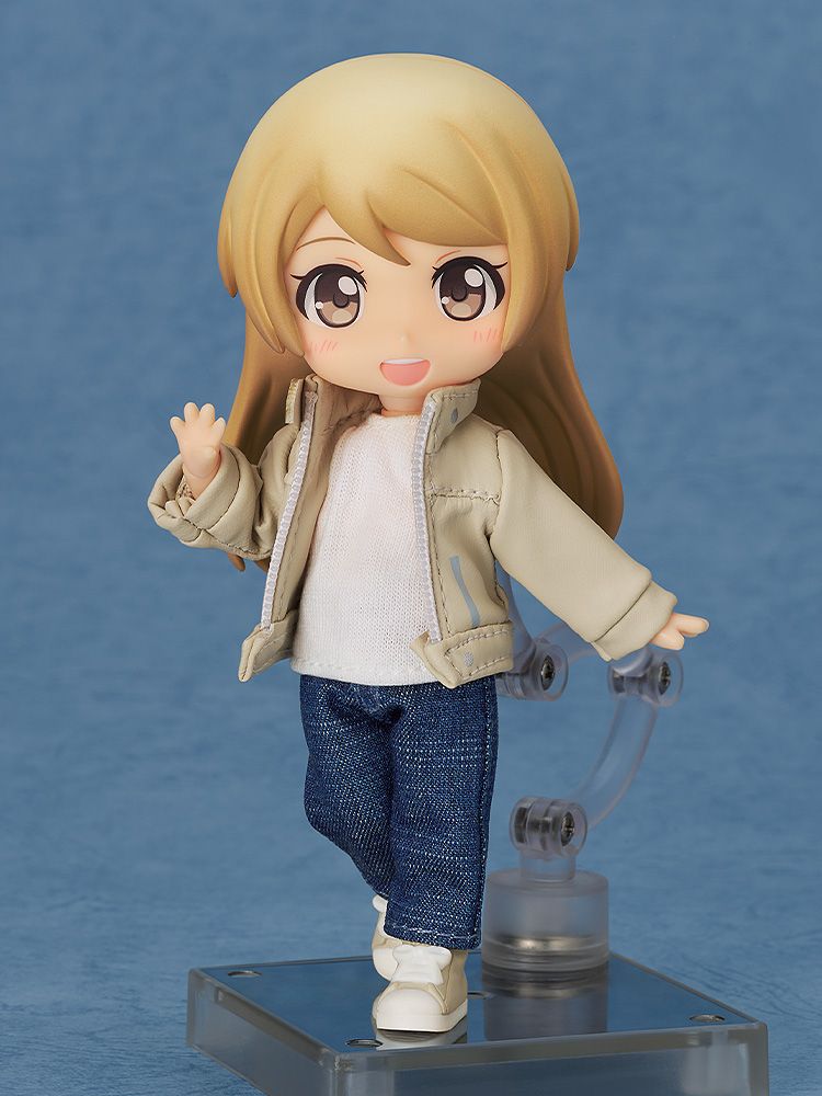 Nendoroid Doll Outfit Set: Leather Jacket (Ivory)