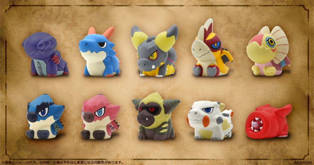 Capcom Figure Builder Finger Puppet Monster Hunter Vol. 2