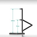 The Simple Stand x3 Black (for Figures & Models) Hex Type