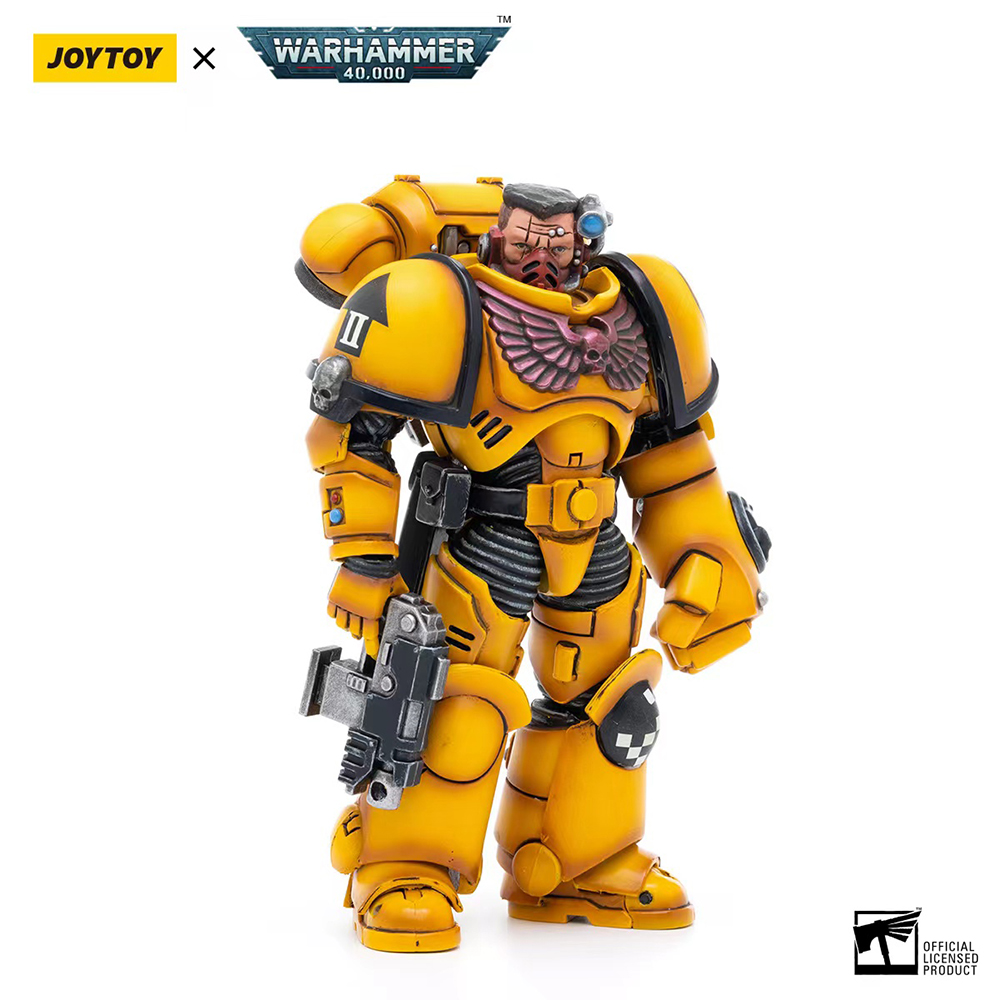 Warhammer 40K Imperial Fists Intercessors Brother Sergeant Sevito 1/18 Scale Figure