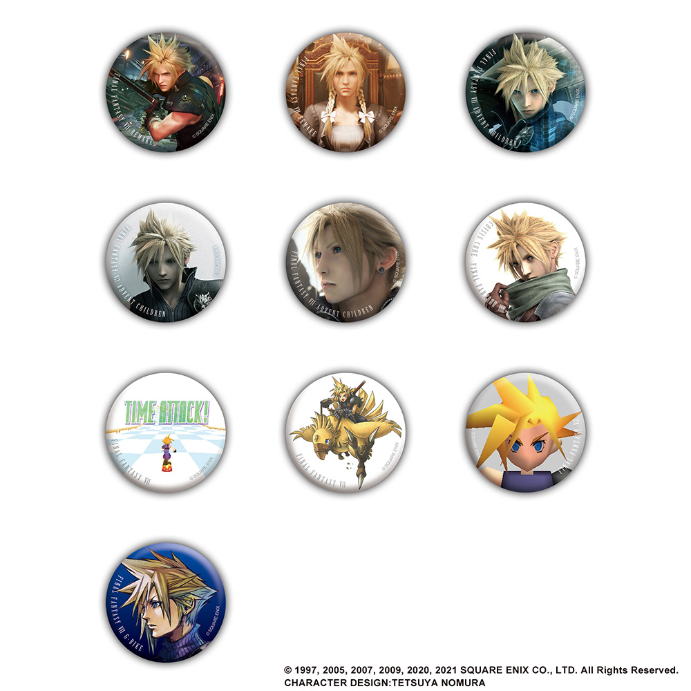 FINAL FANTASY VII REMAKE PIN BADGE COLLECTION - CLOUD STRIFE Vol.2 (Blind Box)