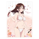 Rent-A-Girlfriend Swimsuit and Girlfriend A3-Sized Clear Poster Chizuru Mizuhara