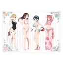 Rent-A-Girlfriend Swimsuit and Girlfriend A3-Sized Clear Poster Swimsuit and Girlfriend