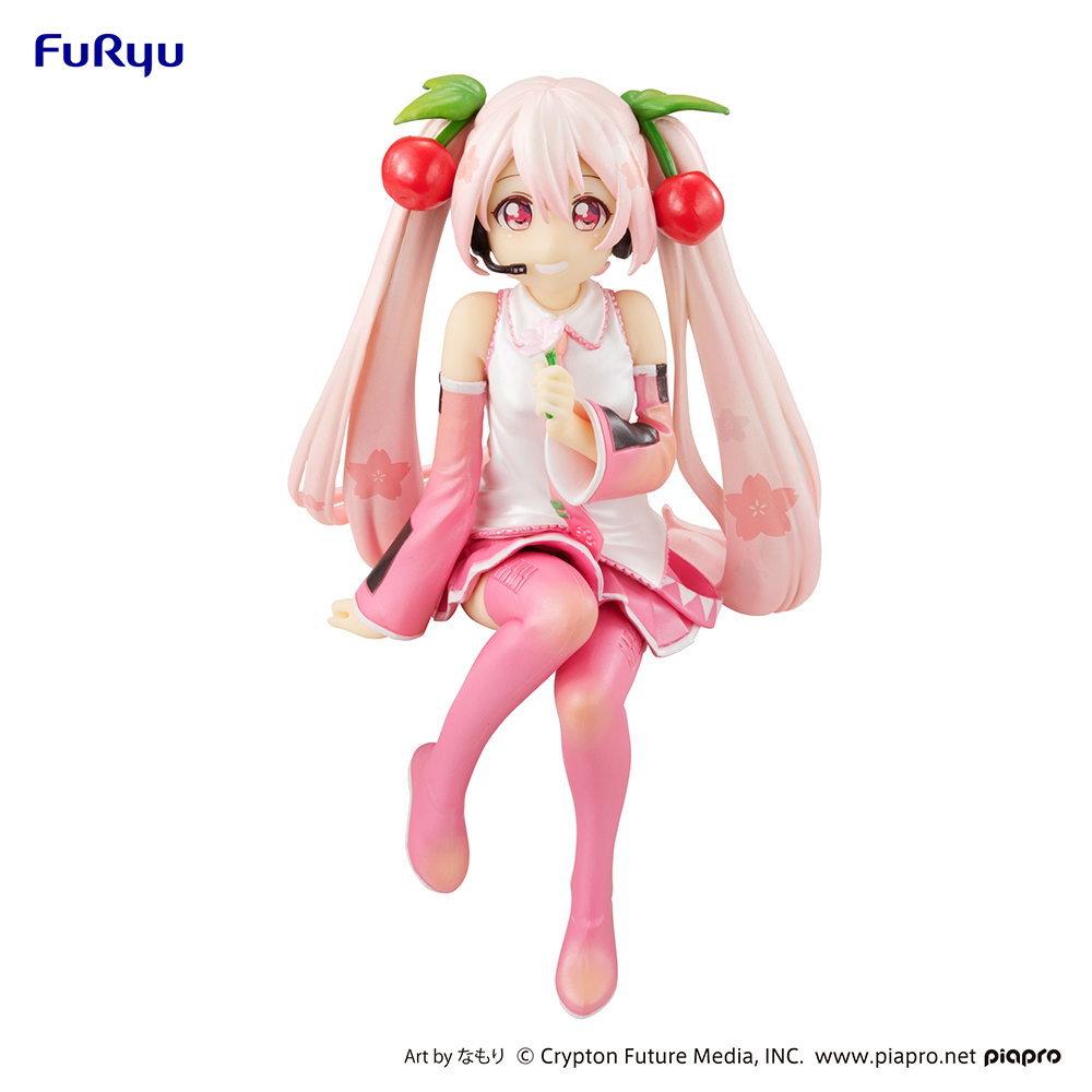 Hatsune Miku Noodle Stopper Figure -Sakura Miku 2022 Pearl Color-