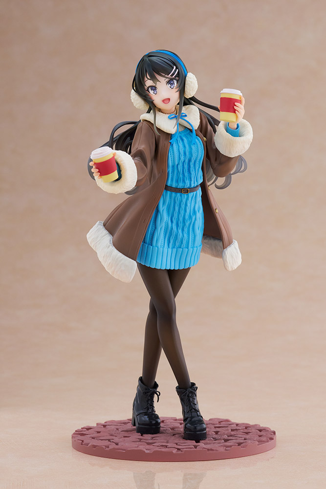 <Taito Kuji> Rascal Does Not Dream of a Girl with a Leather Backpack Newley Written Figure - Mai Sakurajima