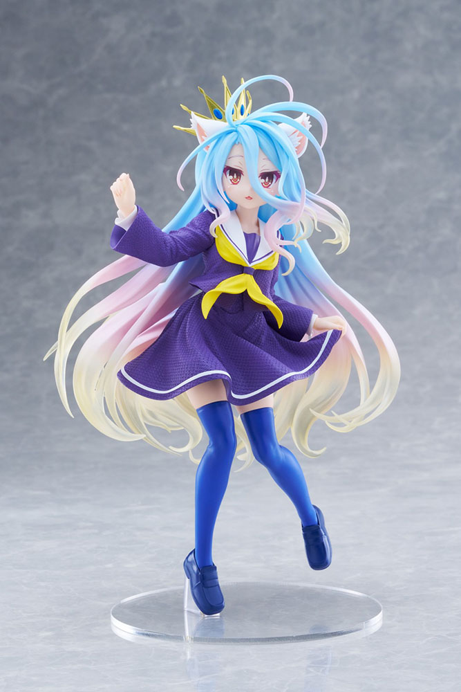 No Game No Life Coreful Figure - Shiro (Cat Ear School Uniform Ver.)