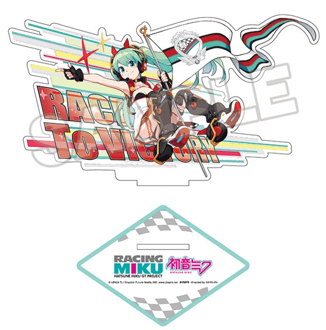 Racing Miku 2020 Ver. Acrylic Stand 2 Key Visual Side Seat