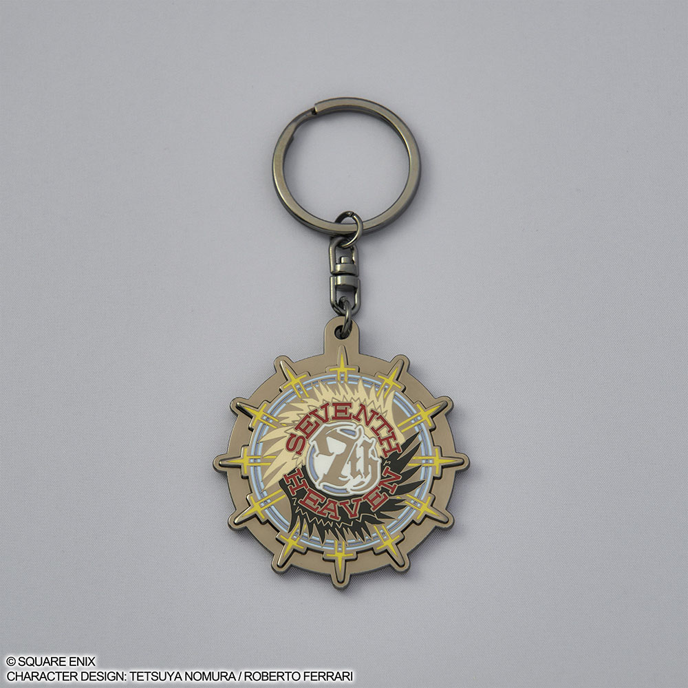 FINAL FANTASY VII REBIRTH Metal Keychain - SEVENTH HEAVEN