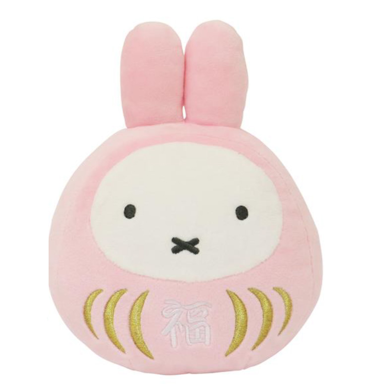 Miffy Fuku Daruma Plush Cherry Blossom Color S