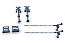 Railway Crossing (Blue×Black)