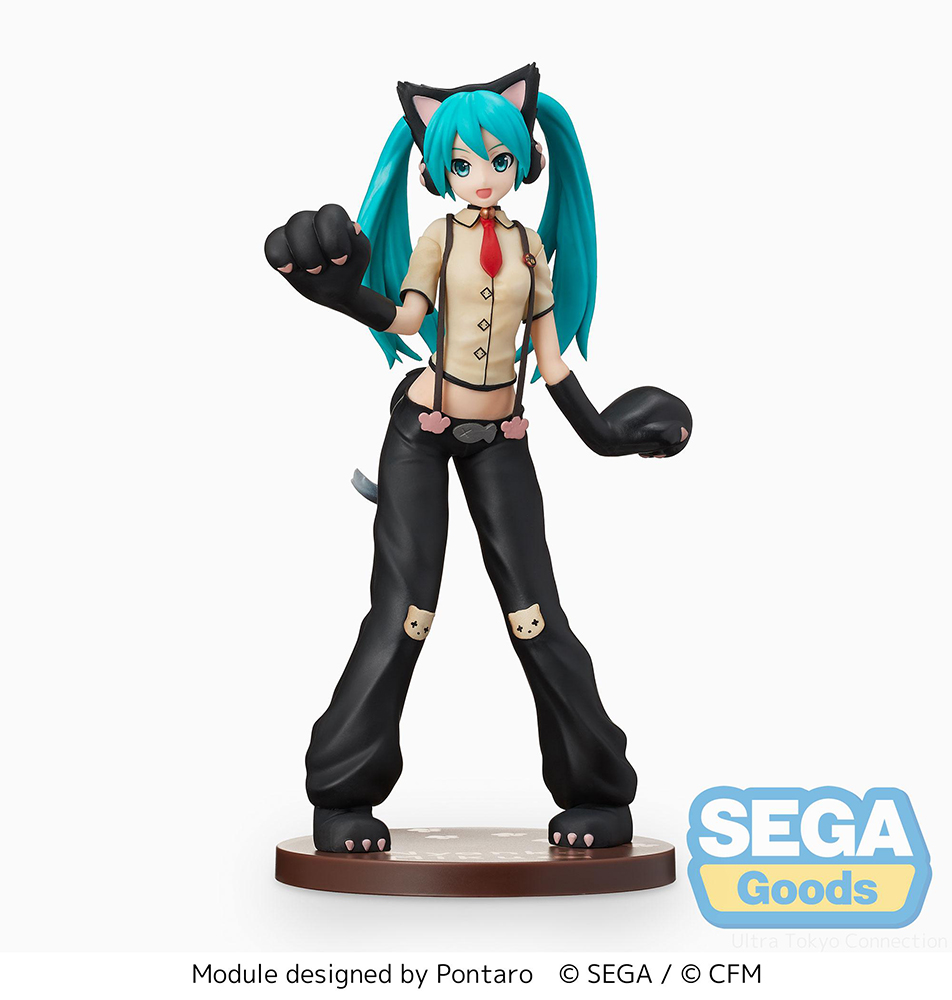 Hatsune Miku: Project DIVA Arcade Future Tone SPM Figure "Hatsune Miku - Kitty Cat"