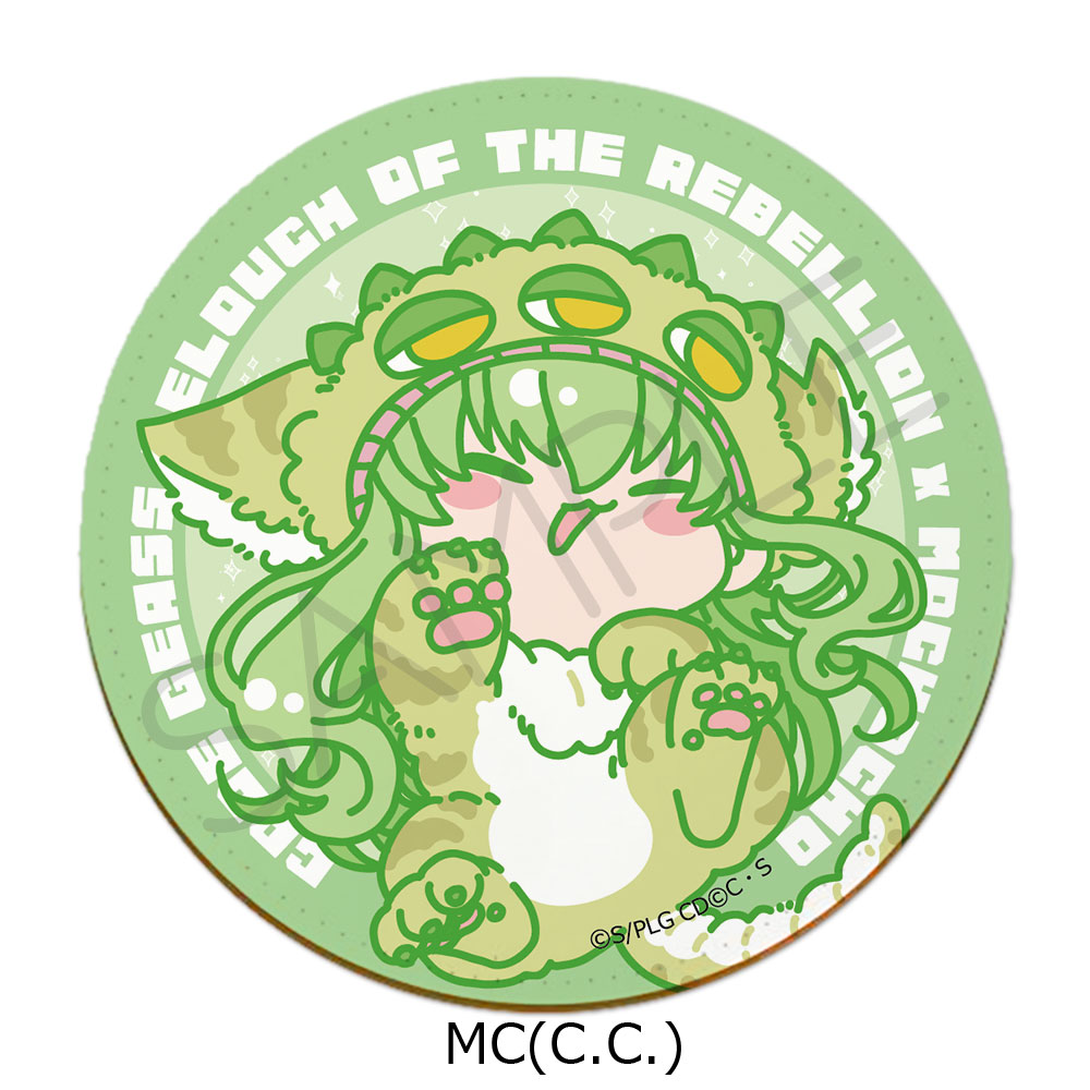 Code Geass Lelouch of the Rebellion Leather Coaster MC C.C.