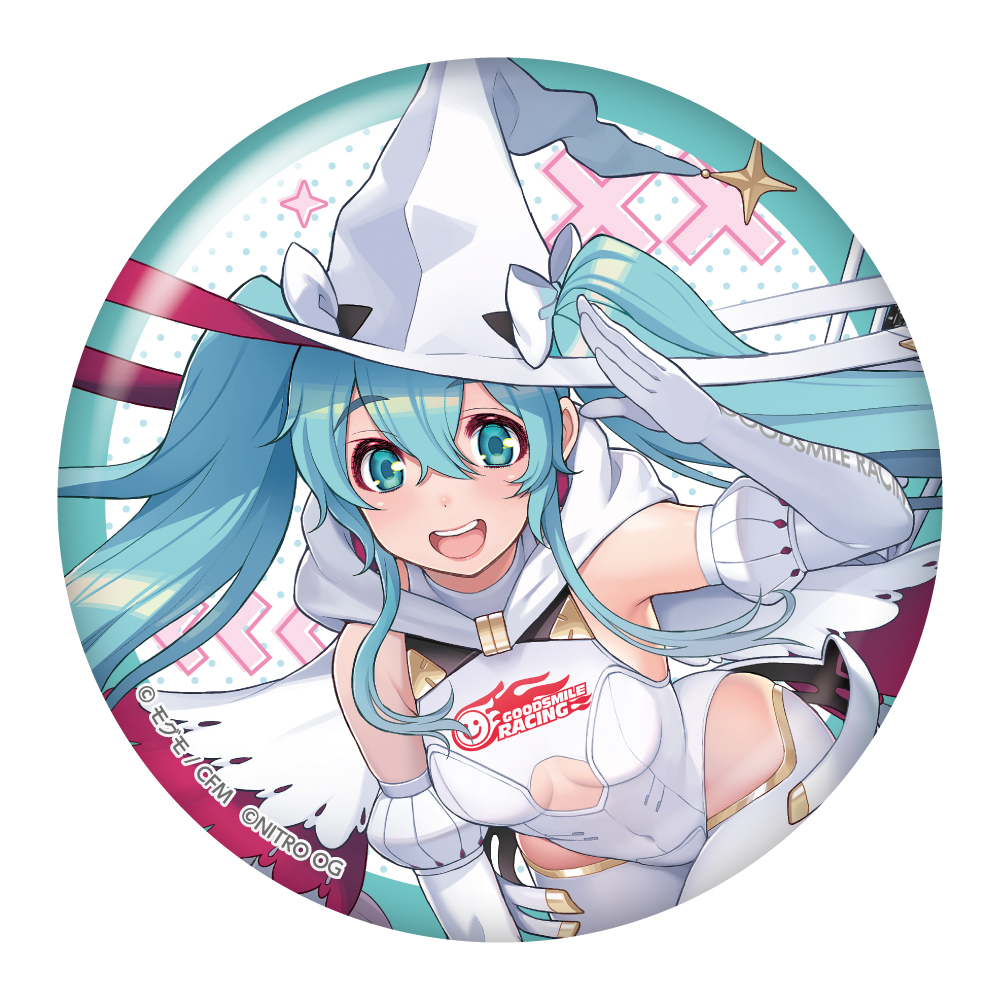 Racing Miku 2024 Ver. x Super Sonico Large Can Badge A