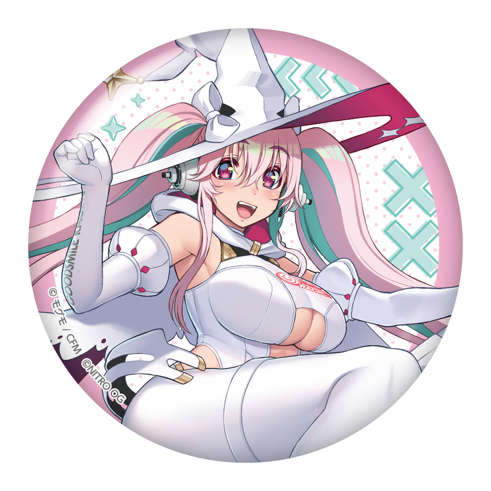 Racing Miku 2024 Ver. x Super Sonico Large Can Badge B