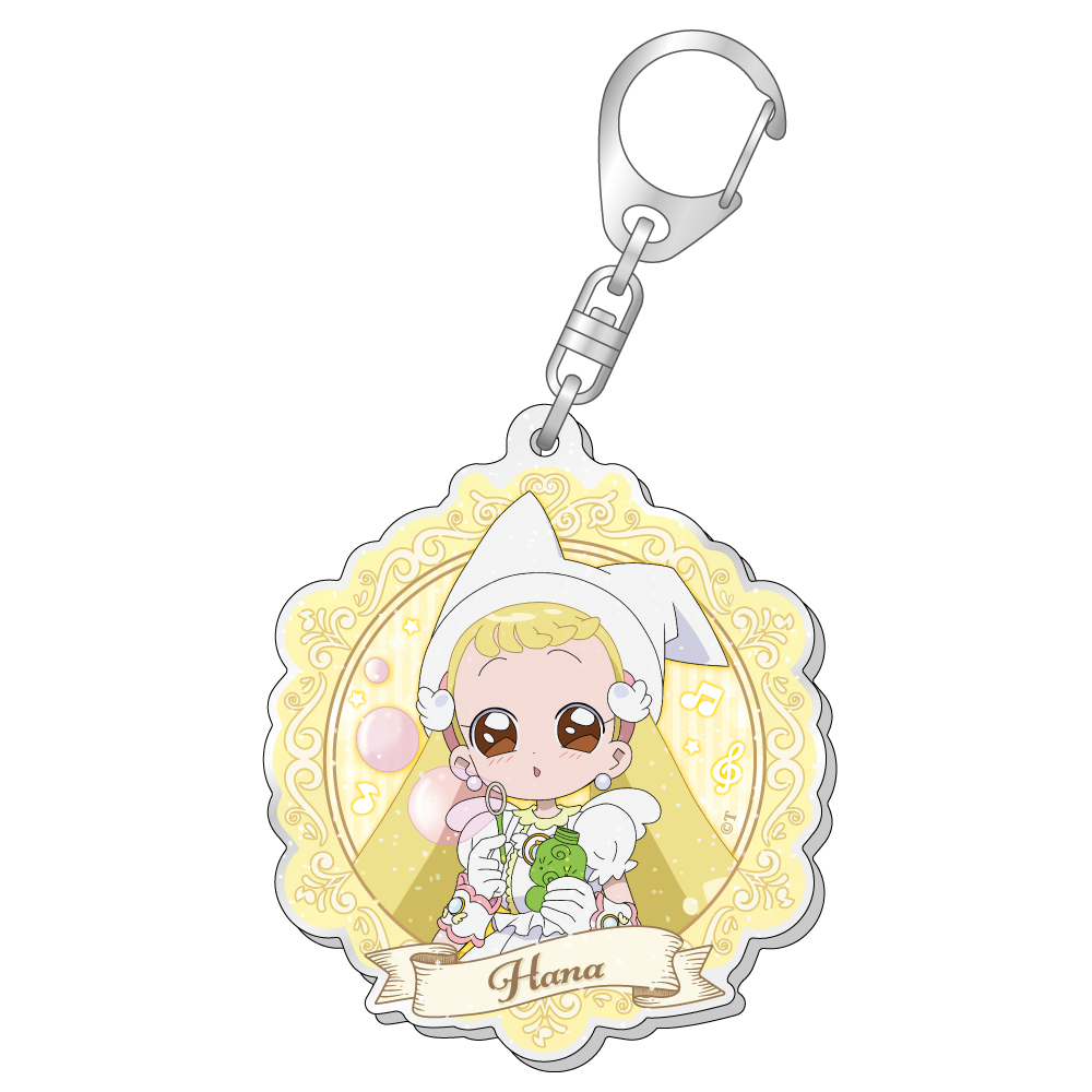 Ojamajo Doremi Dokkaan! Lame Acrylic Key Chain Soap Bubble Ver. Hana