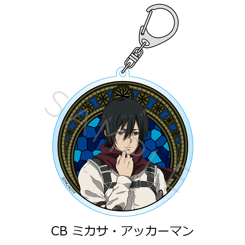 Attack on Titan The Final Season Vol. 12 Acrylic Key Chain CB Mikasa