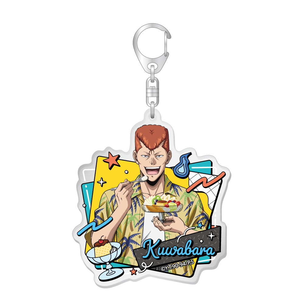 YuYu Hakusho Acrylic Key Chain Kuwabara Kazuma Sweets Ver.
