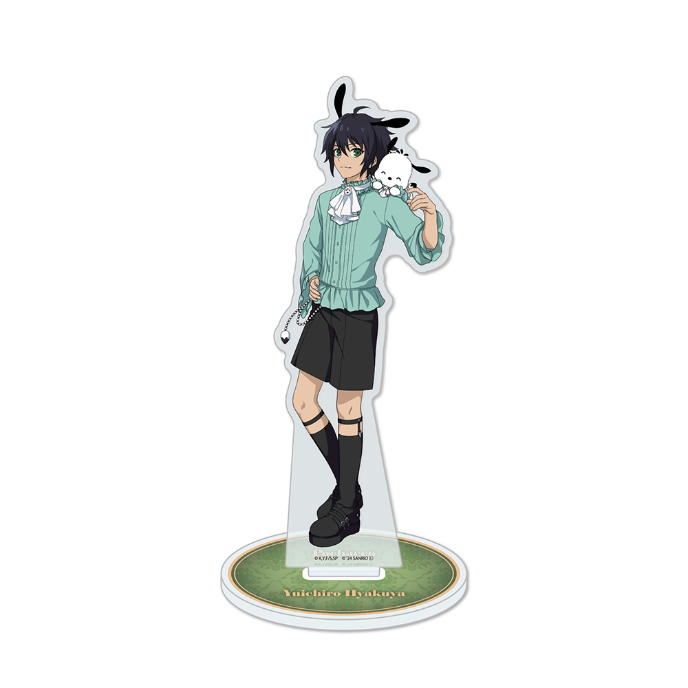 Acrylic Stand "Seraph of the End" x Sanrio Characters 12 Hyakuya Yuichiro x Pochacco (Life-size Illustration)