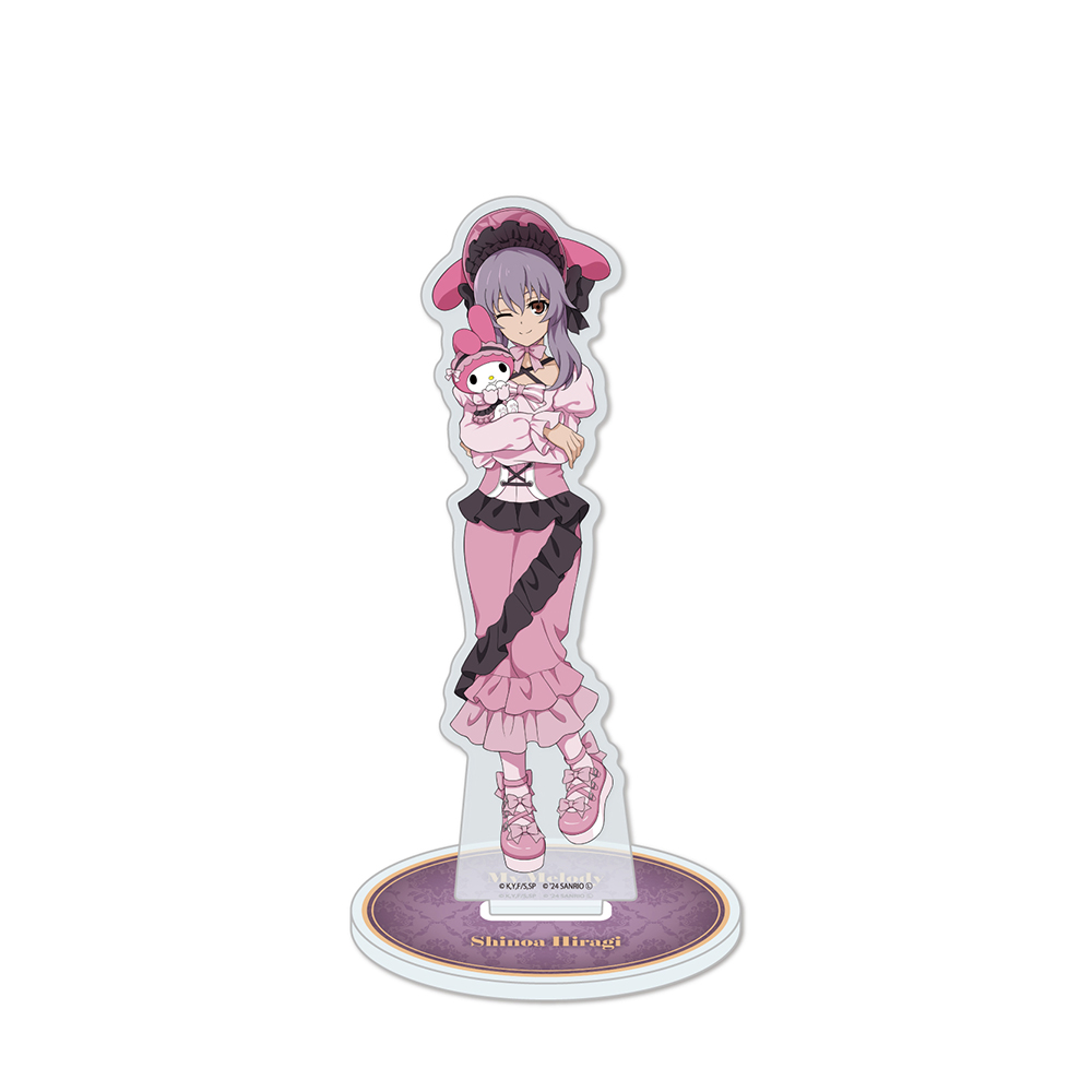 Acrylic Stand "Seraph of the End" x Sanrio Characters 14 Hiragi Shinoa x My Melody (Life-size Illustration)