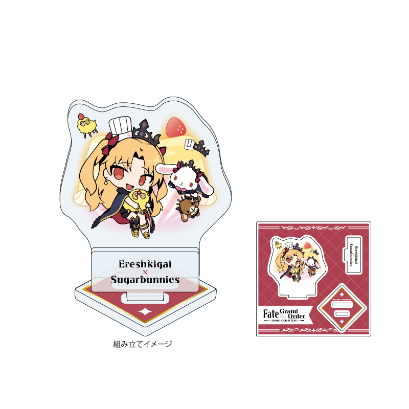 Acrylic Stand Plate "Fate/Grand Order" x Sanrio Characters 12 Ereshkigal x Sugarbunnies (Original Illustration)