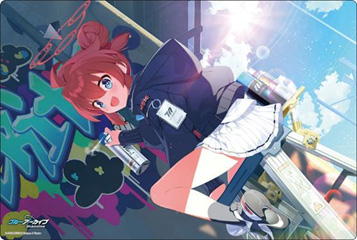 Bushiroad Rubber Mat Collection V2 Vol. 1600 "Blue Archive" Maki Memorial Lobby Illustration Ver.