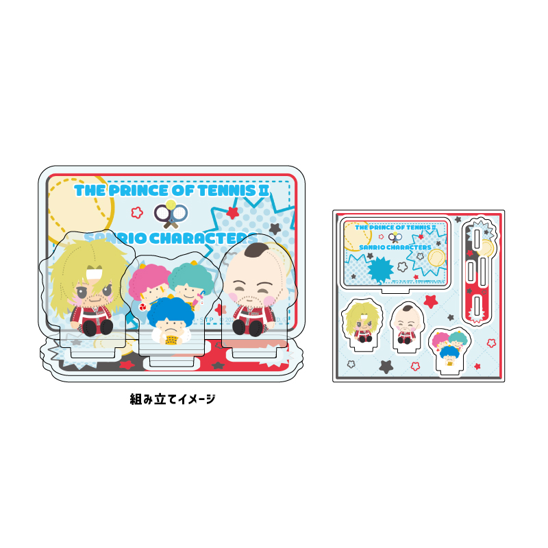 Acrylic Stand Plate "New The Prince of Tennis" x Sanrio Characters 04 D Ver. (Original Illustration)