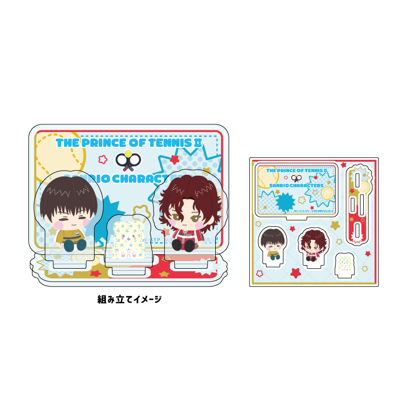 Acrylic Stand Plate "New The Prince of Tennis" x Sanrio Characters 05 E Ver. (Original Illustration)