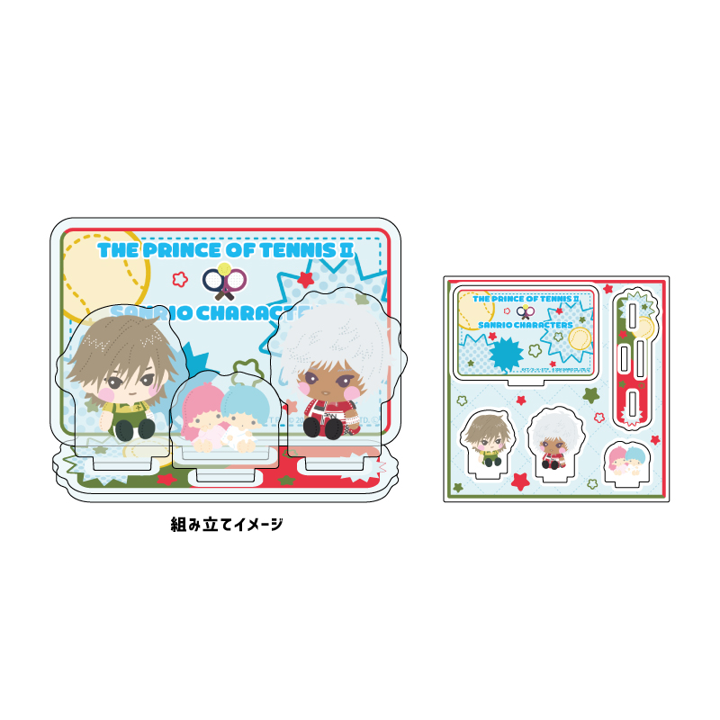 Acrylic Stand Plate "New The Prince of Tennis" x Sanrio Characters 09 I Ver. (Original Illustration)
