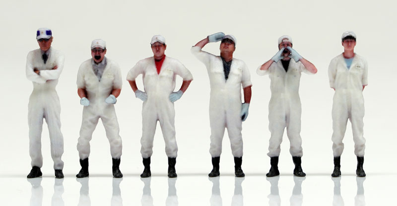 Mobile Police PATLABOR x figreal 1/60 Scale Figure The 2nd Special Vehicles Division Maintenance Team 6 Set